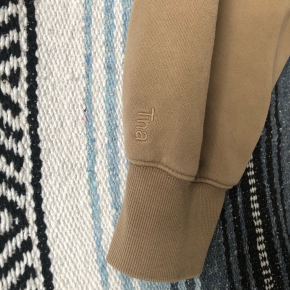 ARITZIA Cozy Fleece Boyfriend Cropped Hoodie Size 3 - Picture 4 of 7